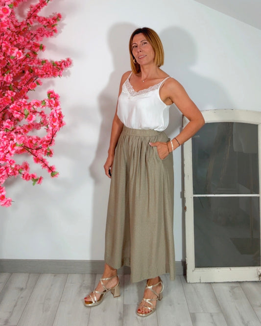 Pantalon style oliva