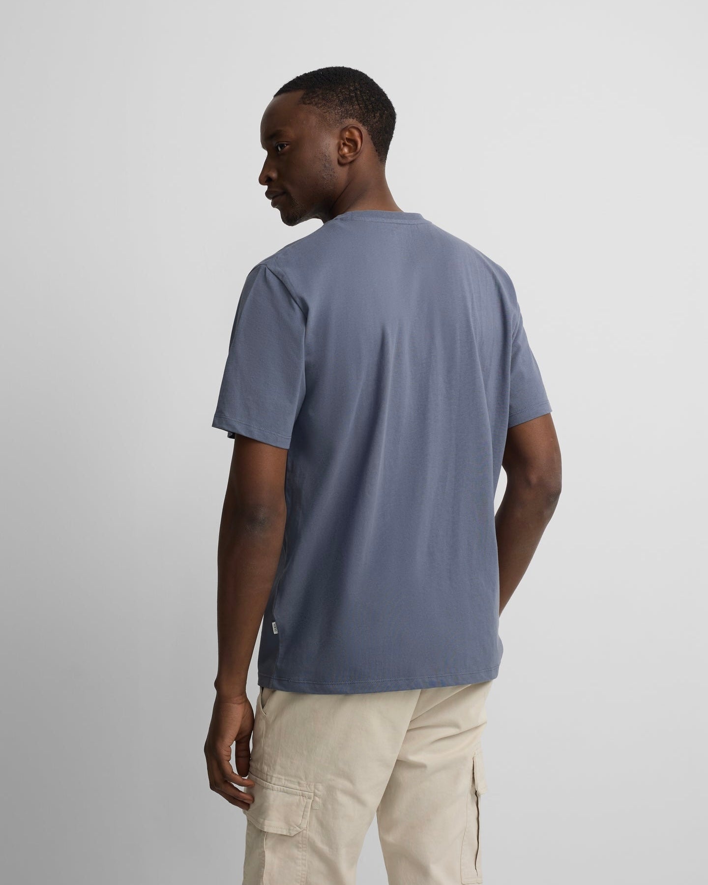 Camiseta Silbon minilogo azul medio