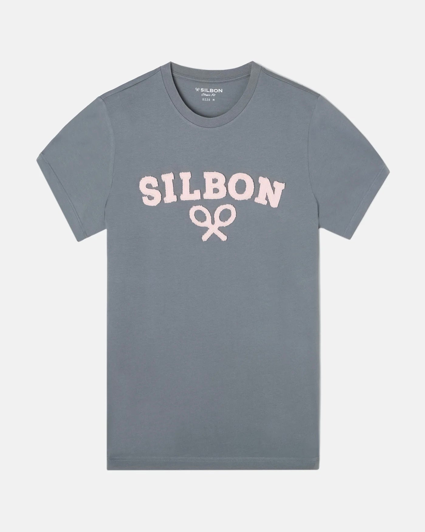 Camiseta Silbon raqueta gris