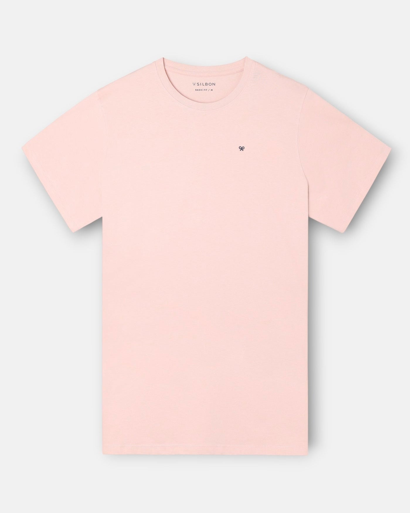 Camiseta Silbon minilogo rosa