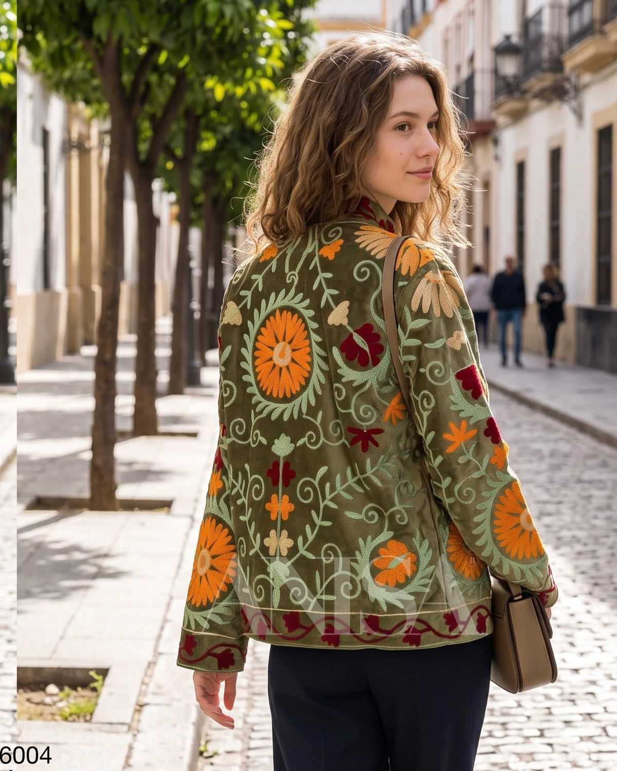Chaqueta Madras margarita