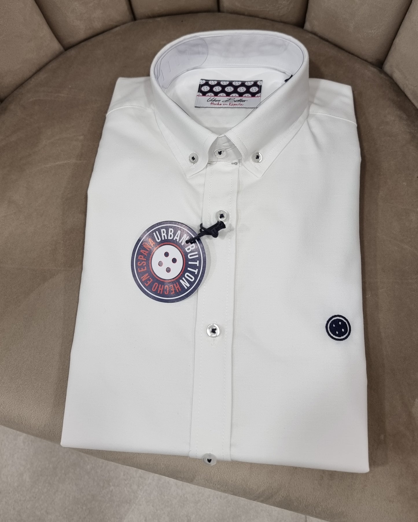 Camisa Oxford blanca Urban Button