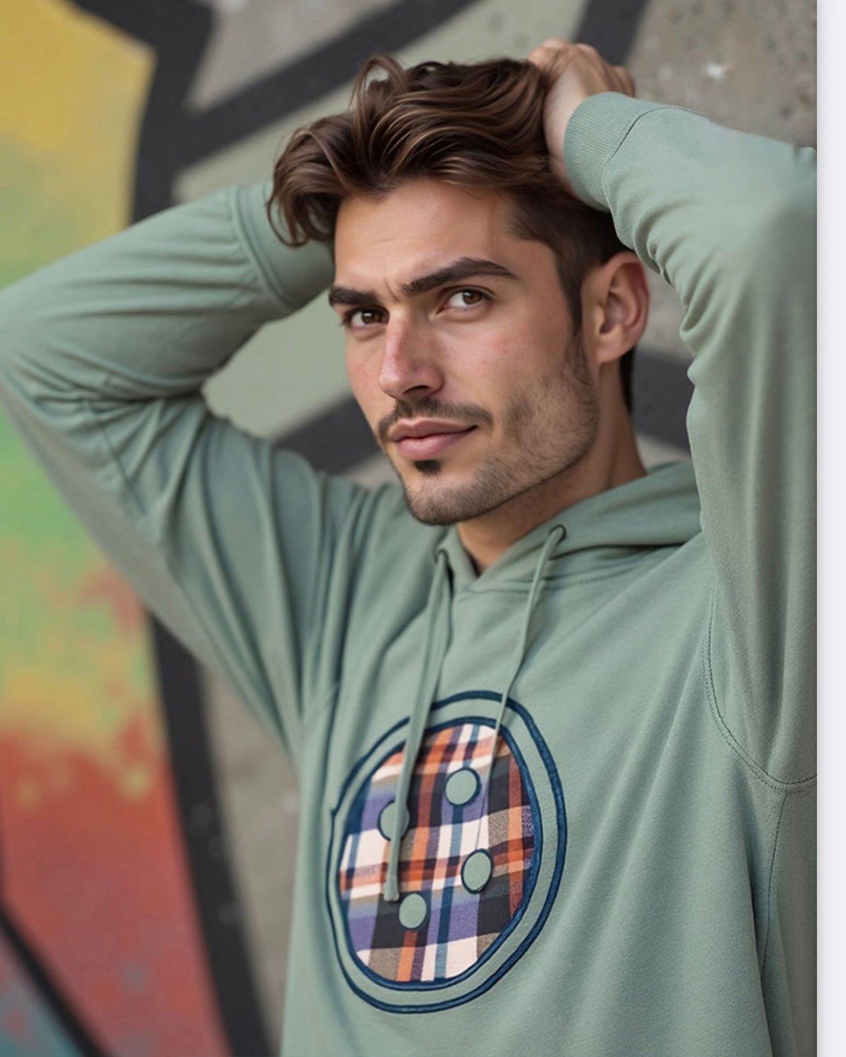 Sudadera boton Urban Button