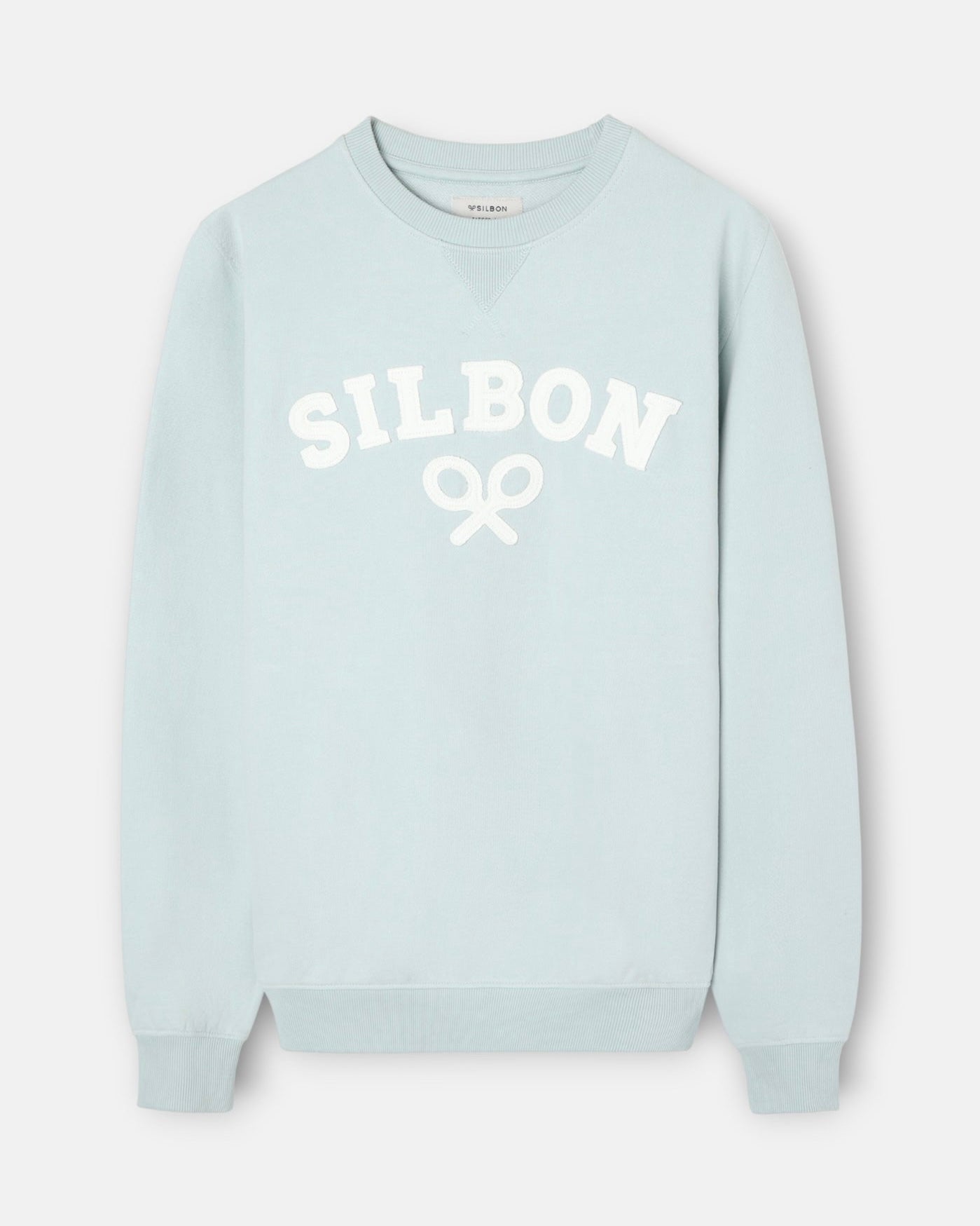 Sudadera Silbon raqueta aguamarina