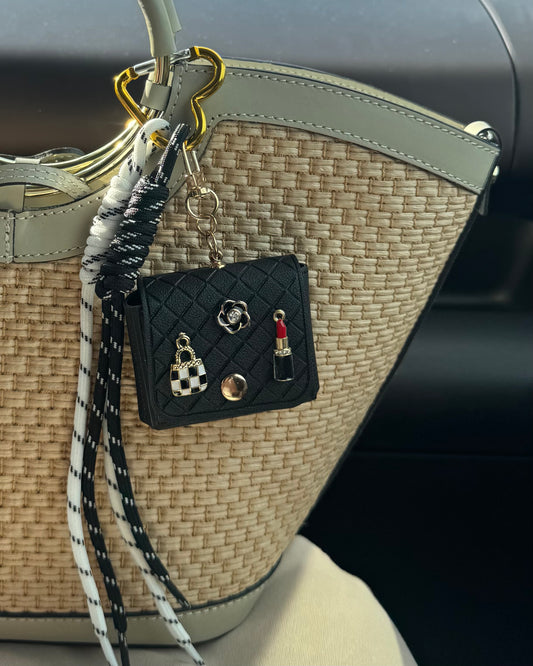 Llavero bolso negro