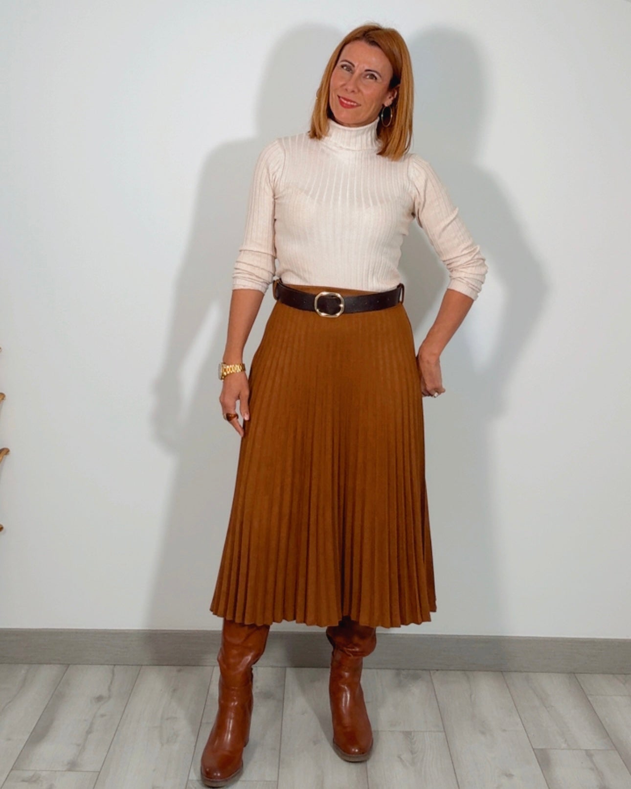 Falda antelina tablas