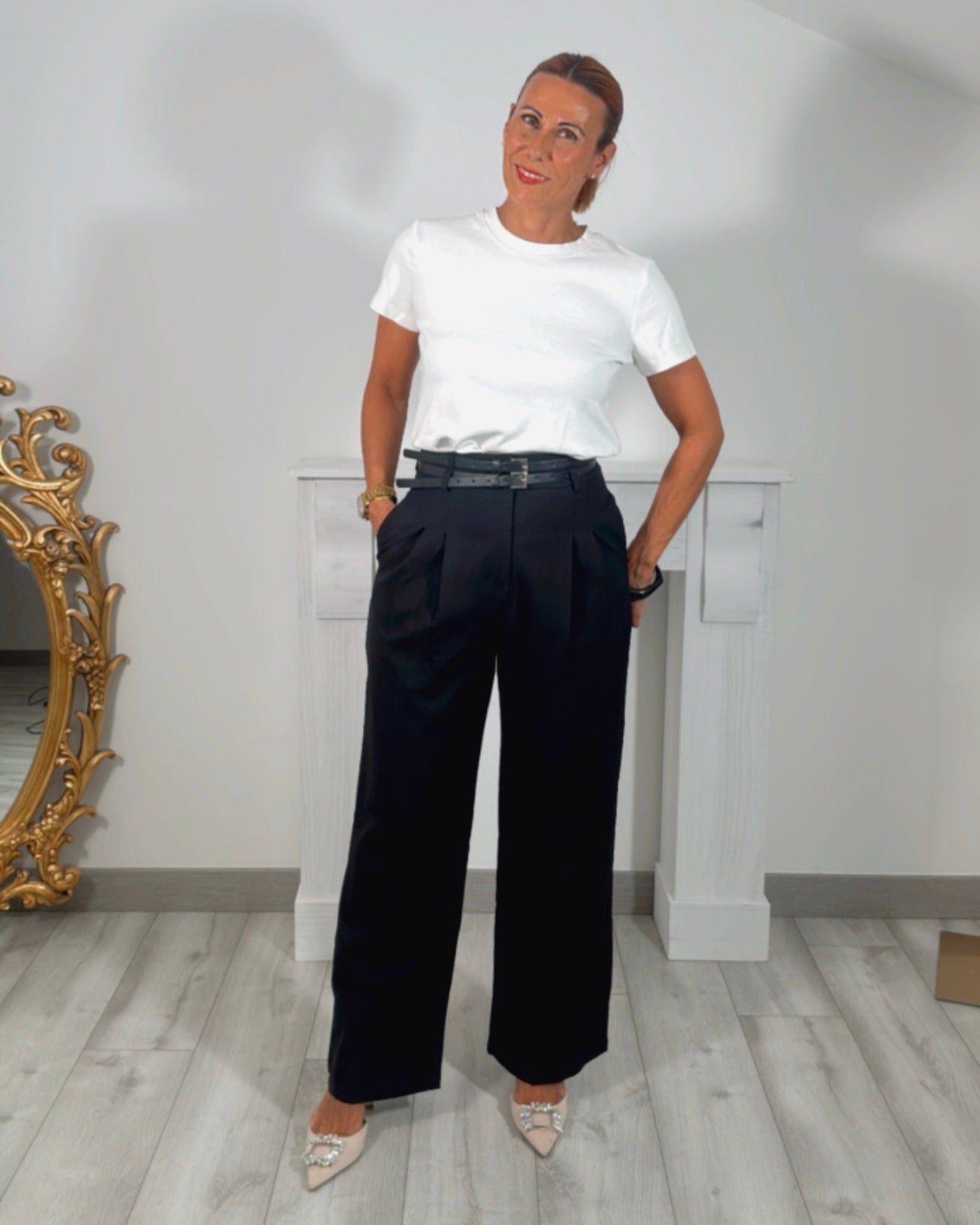 Pantalon con pinzas Silvia
