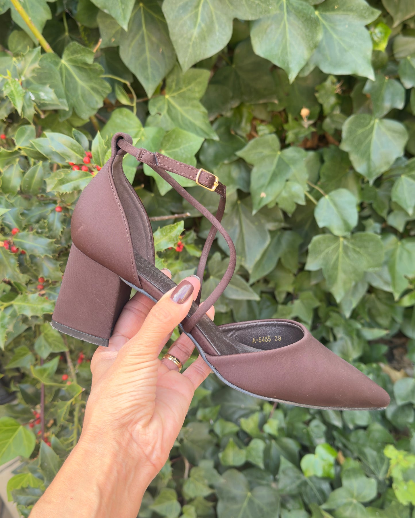 Zapato chocolate