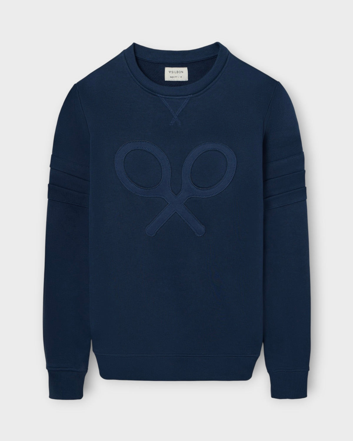 Sudadera Silbon raqueta relieve