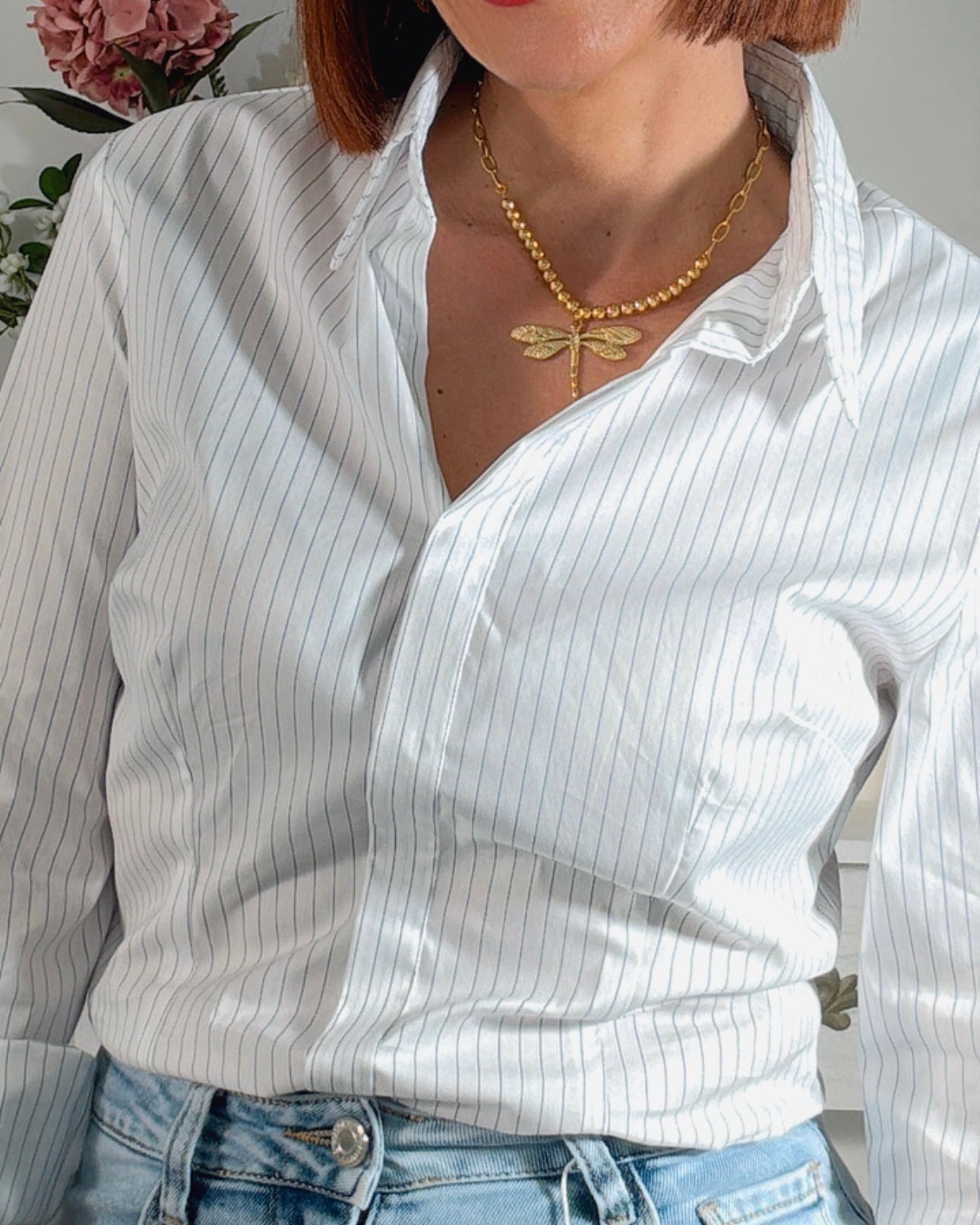 Camisa rayas entallada