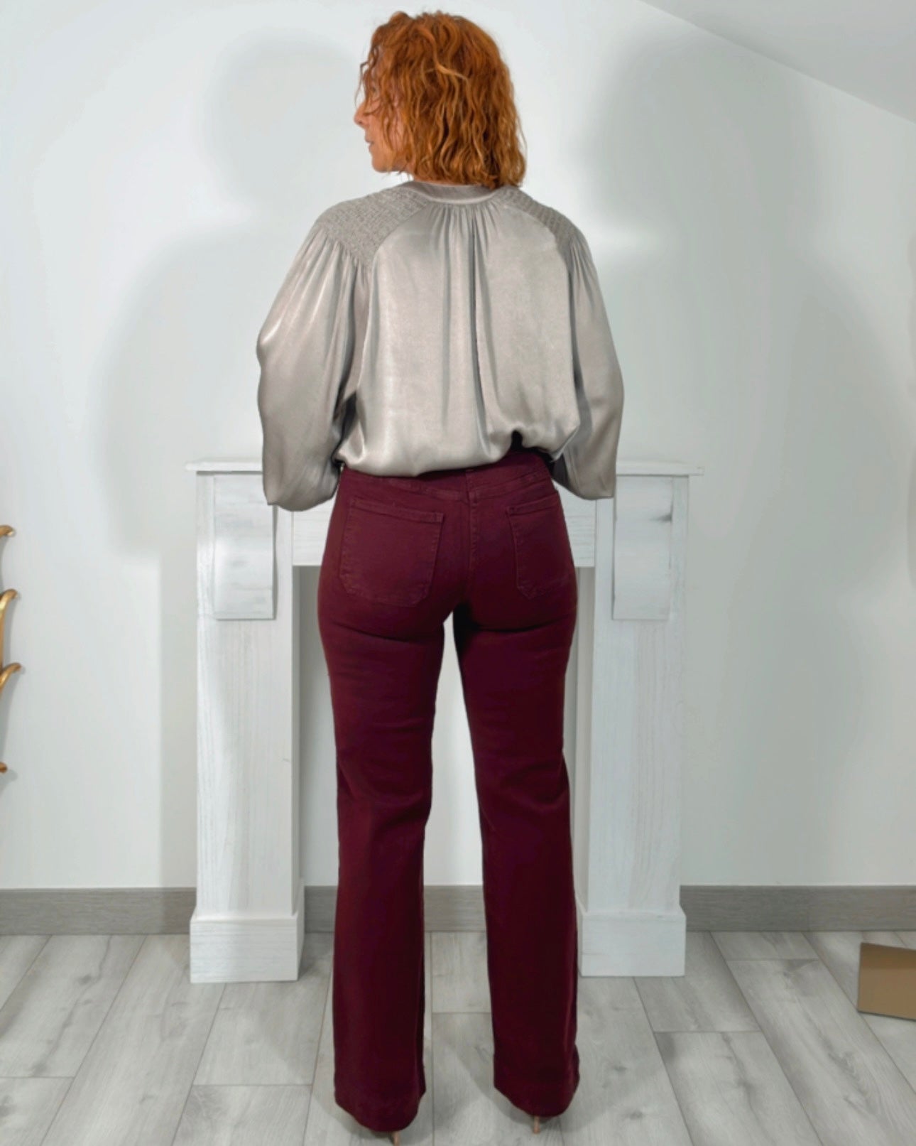 Jeans Burdeos