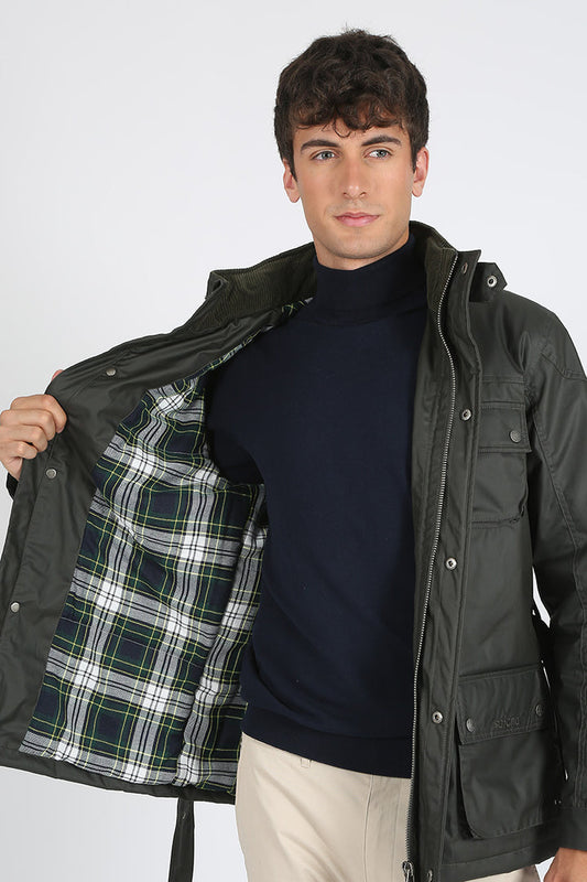 Parka Solera heritage verde encerado