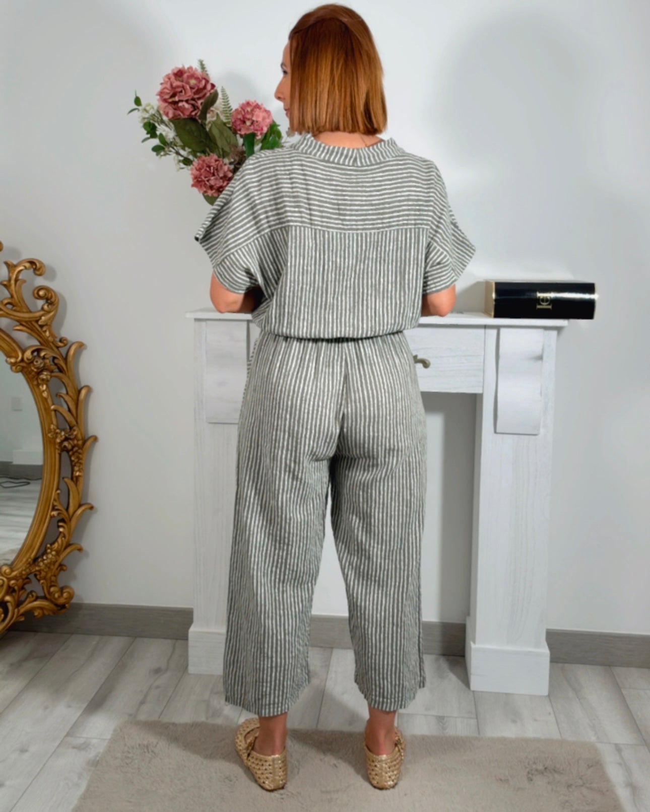 Mono rayas midi