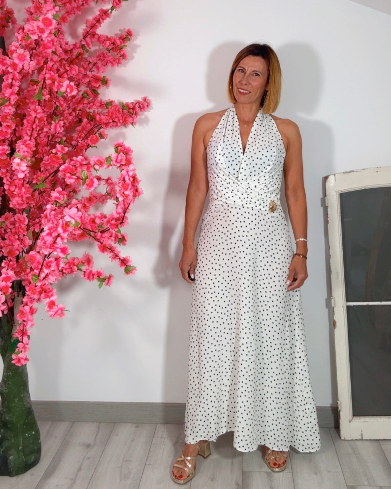 Vestido lunares