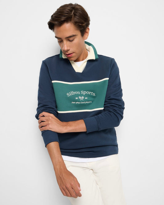 Sudadera Silbon cuello polo