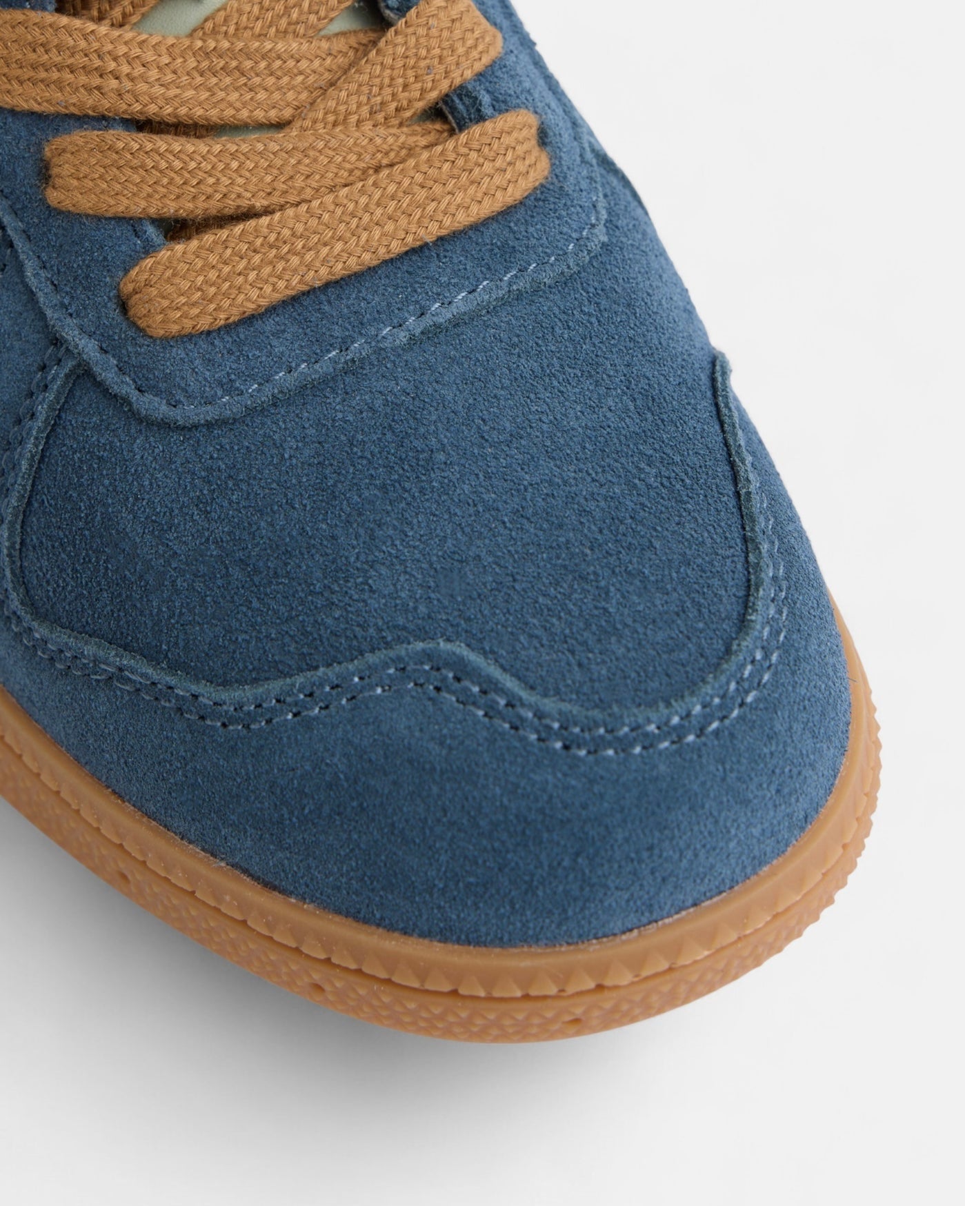 Zapatilla Silbon casual piel azul