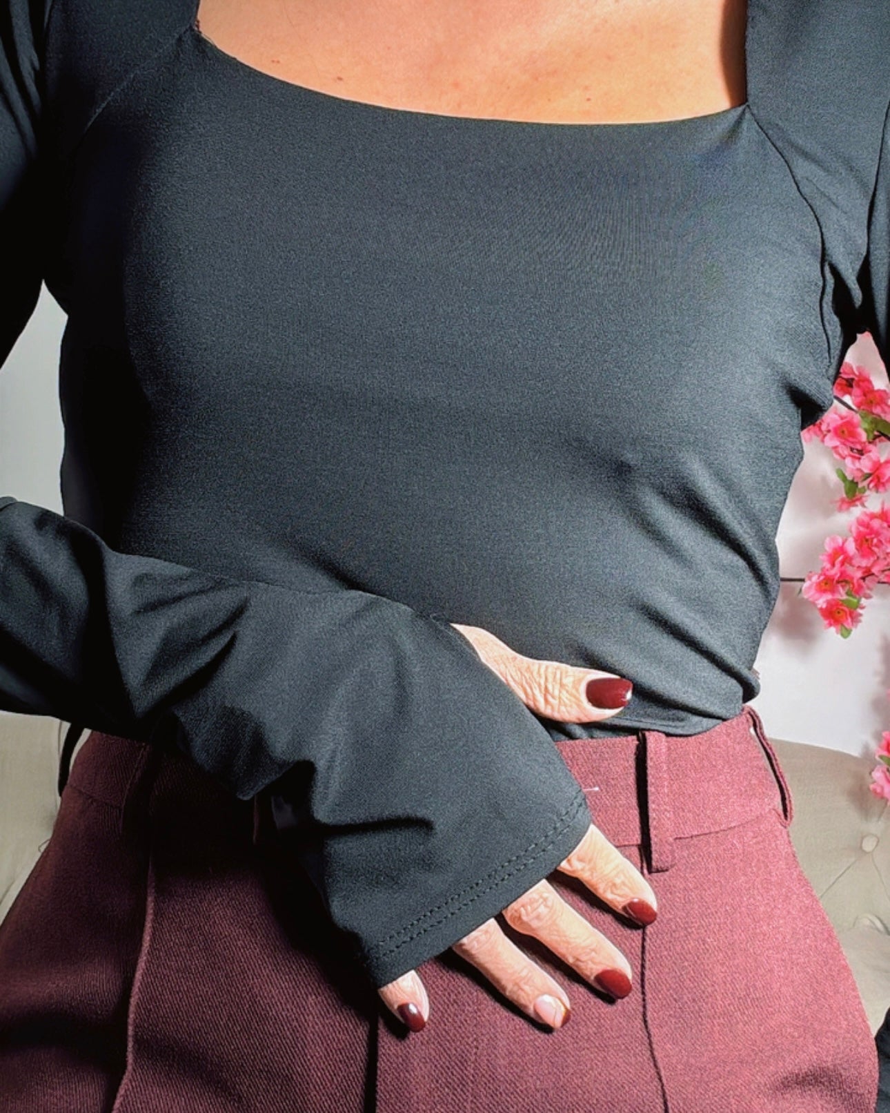 Body escote cuadrado