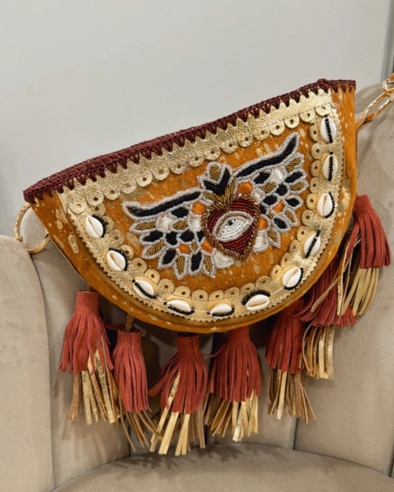 Bolso de piel India