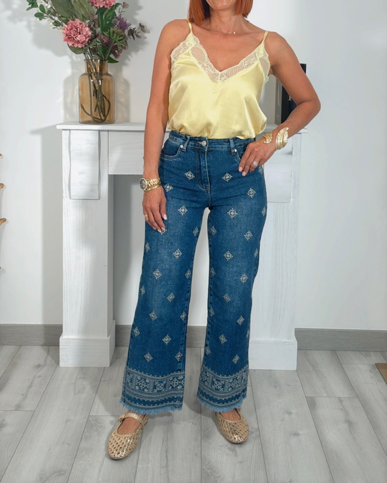 Jeans Denia bordado