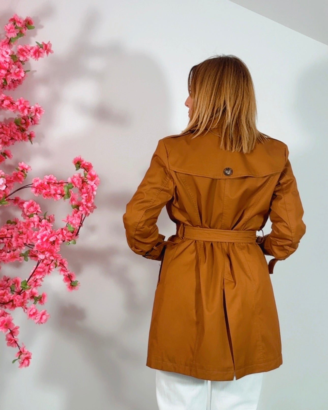 Trench luxenter cobre