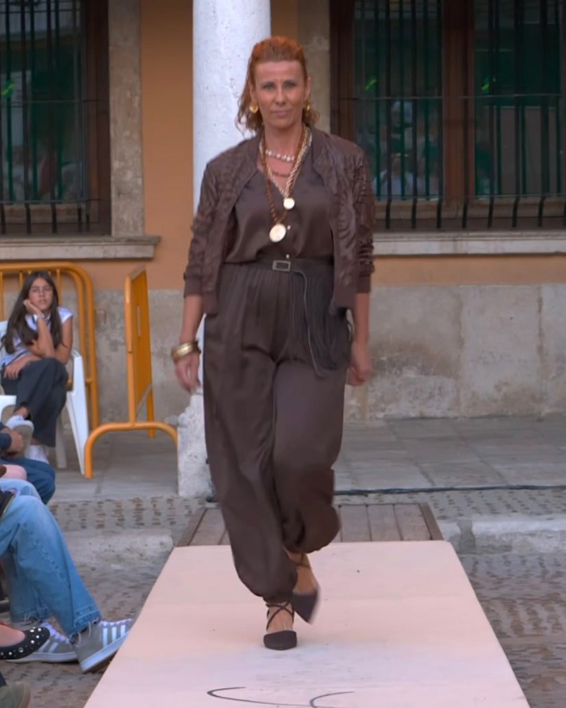 Pantalon bombacho chocolate