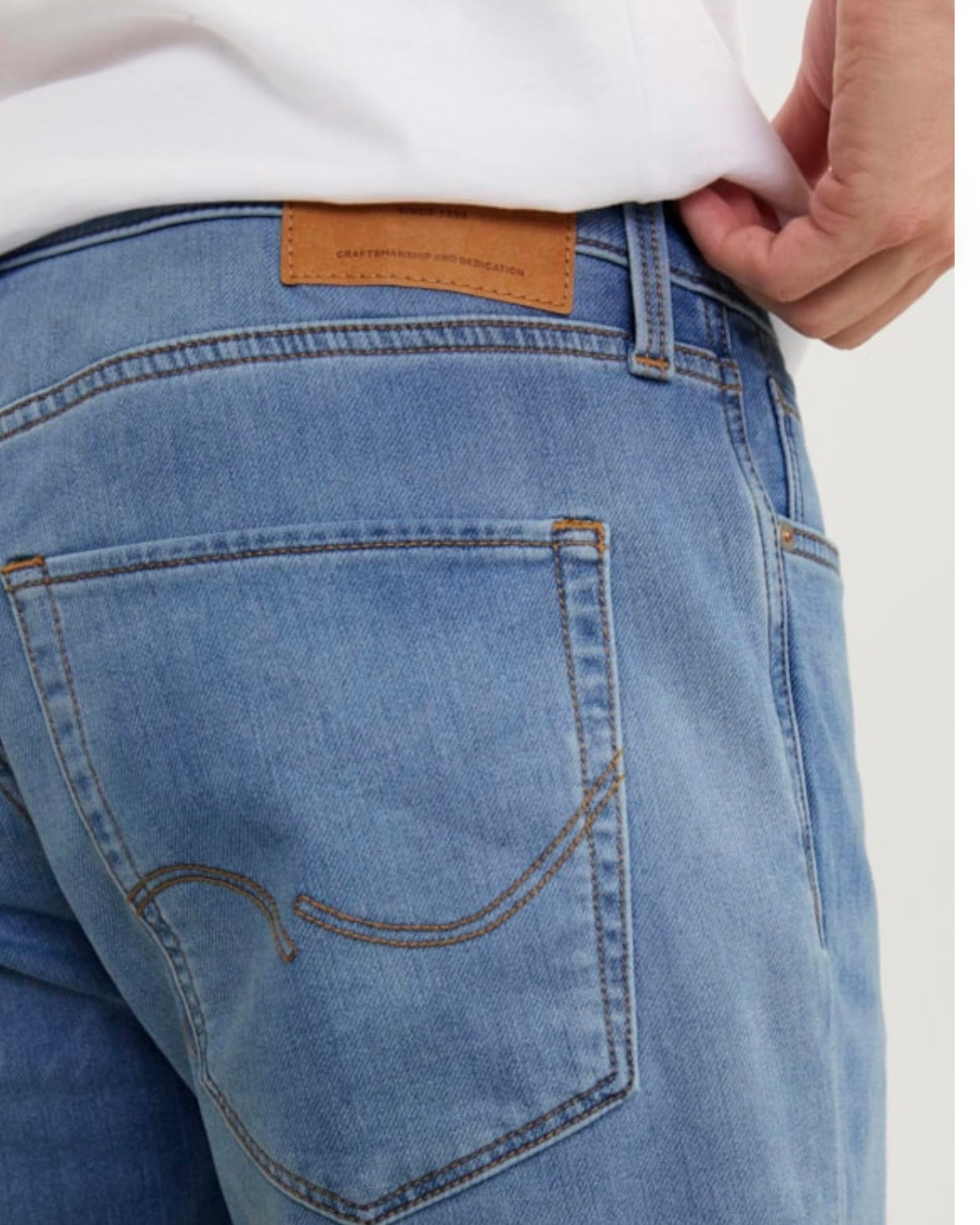 Bermuda Jack & Jones tejana azul