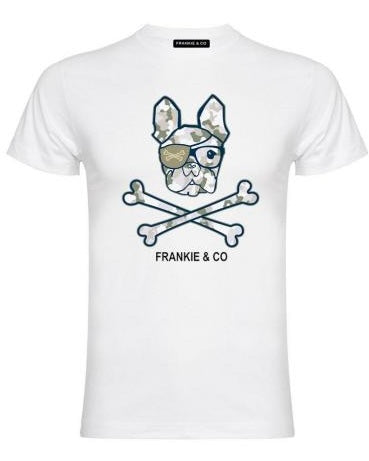 Camiseta Frankie & Co military bulldog