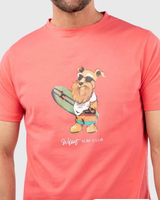 Camiseta Mr Williot Surf Coral