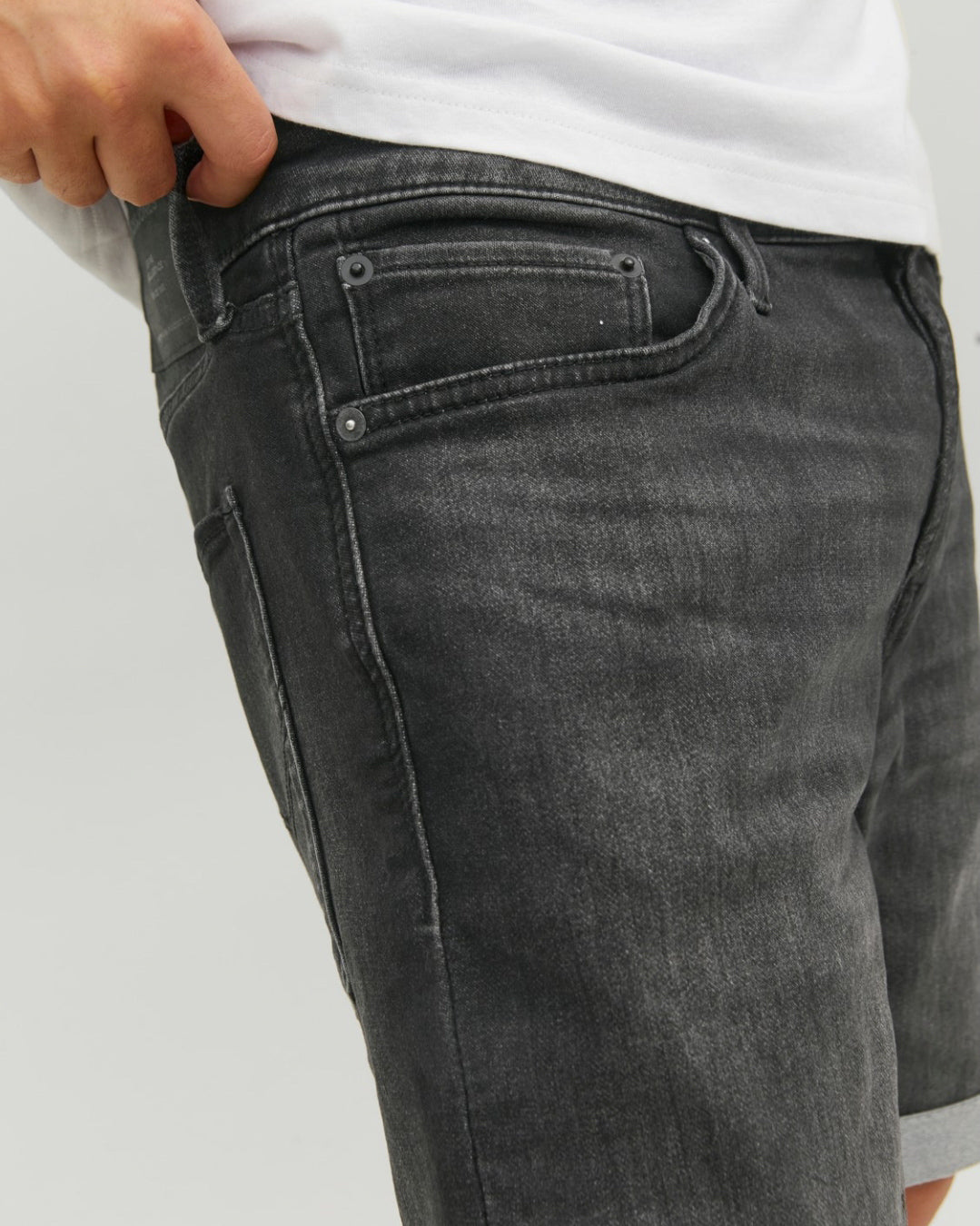 Bermuda Jack & Jones tejana gris oscuro