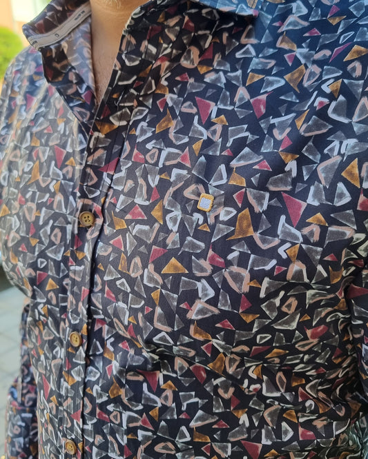 Camisa estampada Yellow Skin