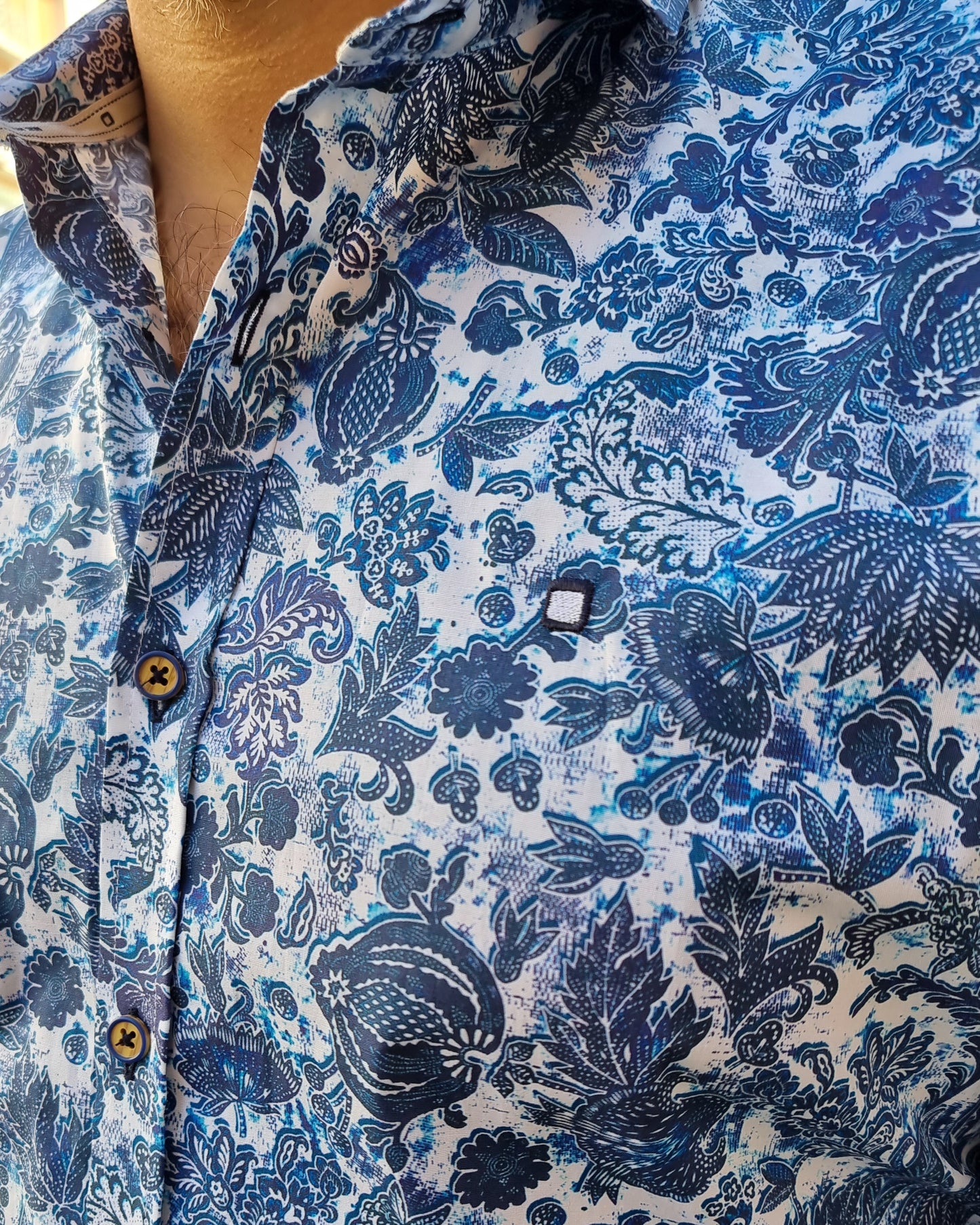 Camisa estampada Yellow Skin