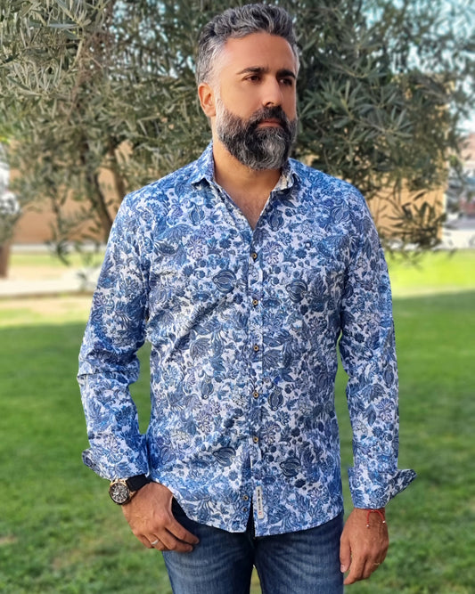 Camisa estampada Yellow Skin