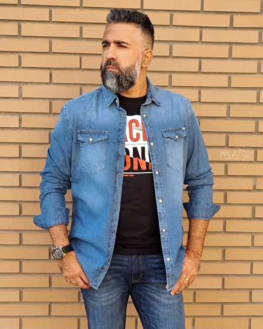 Sobrecamisa tejana Jack & Jones