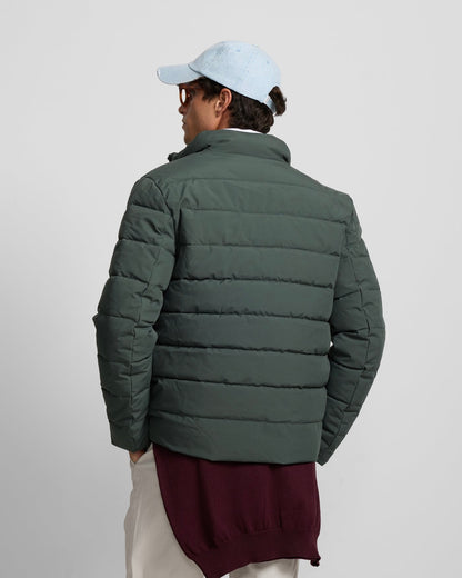 Abrigo Silbon acolchado verde