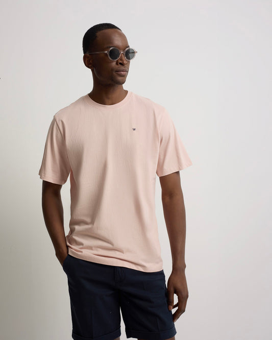 Camiseta Silbon minilogo rosa
