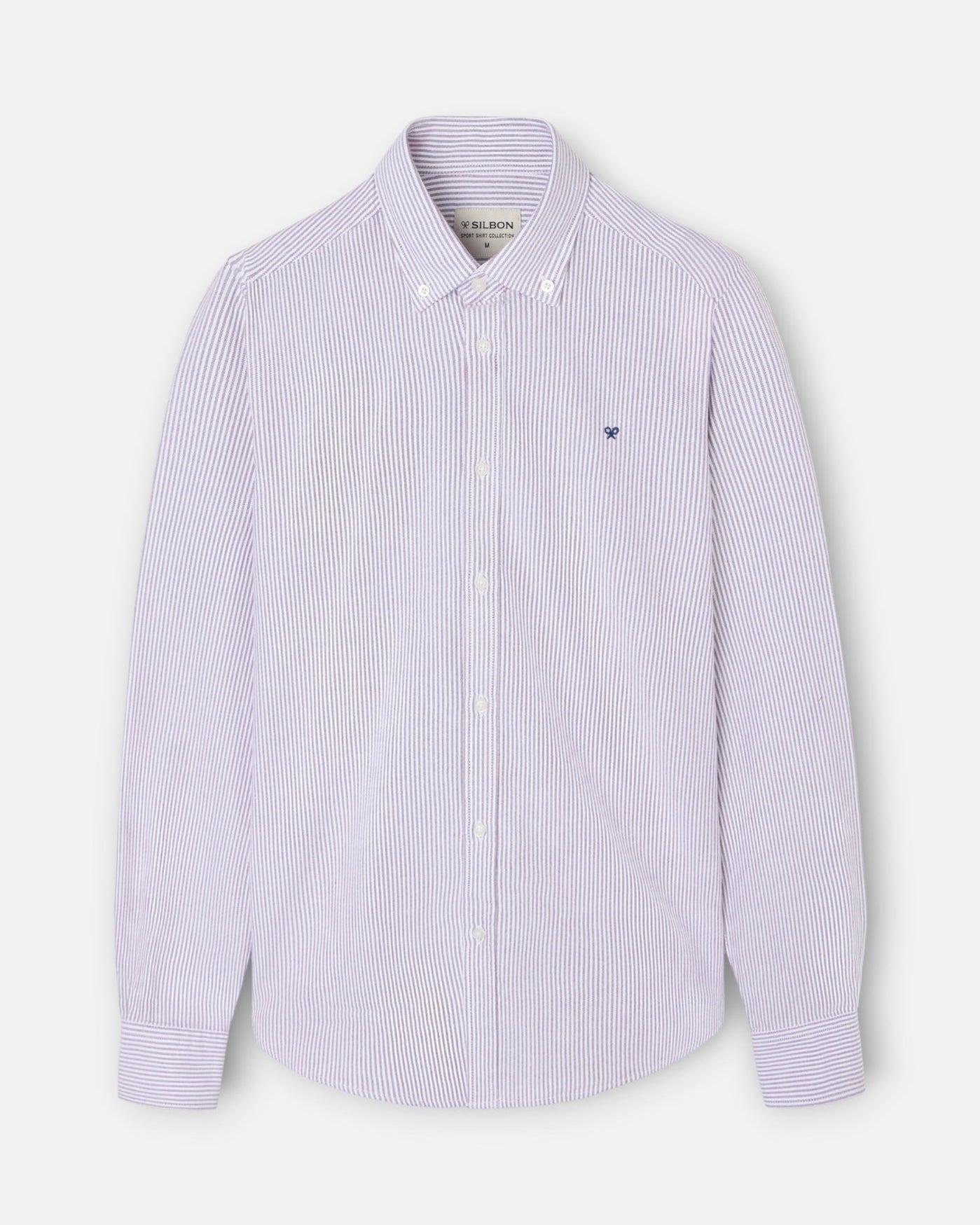 Camisa Oxford Burdeos Silbon