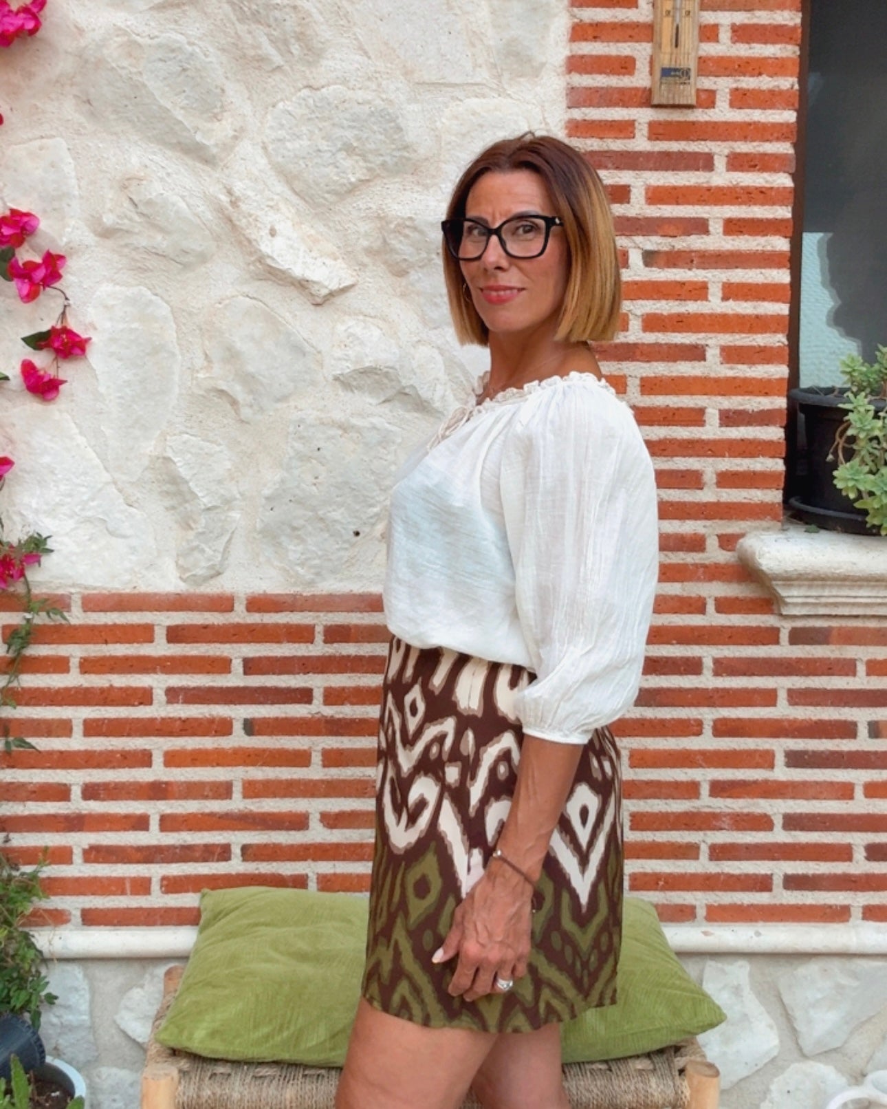 Blusa Oporto beige