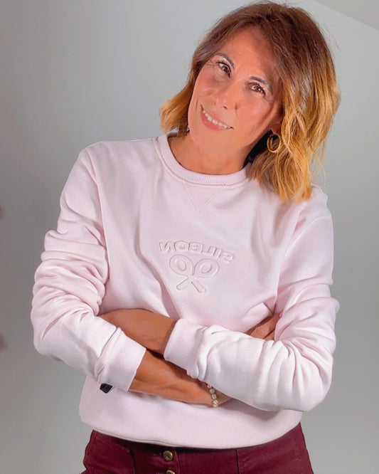 Sudadera Silbon clasica rosa