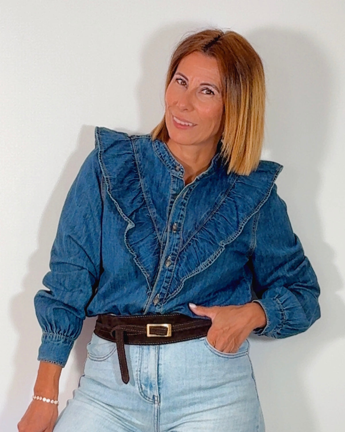 Camisa denim Menorca