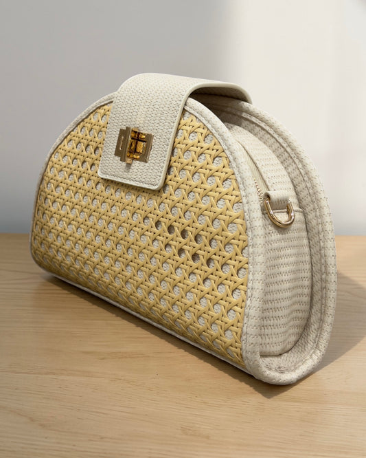 Bolso Clutch beige