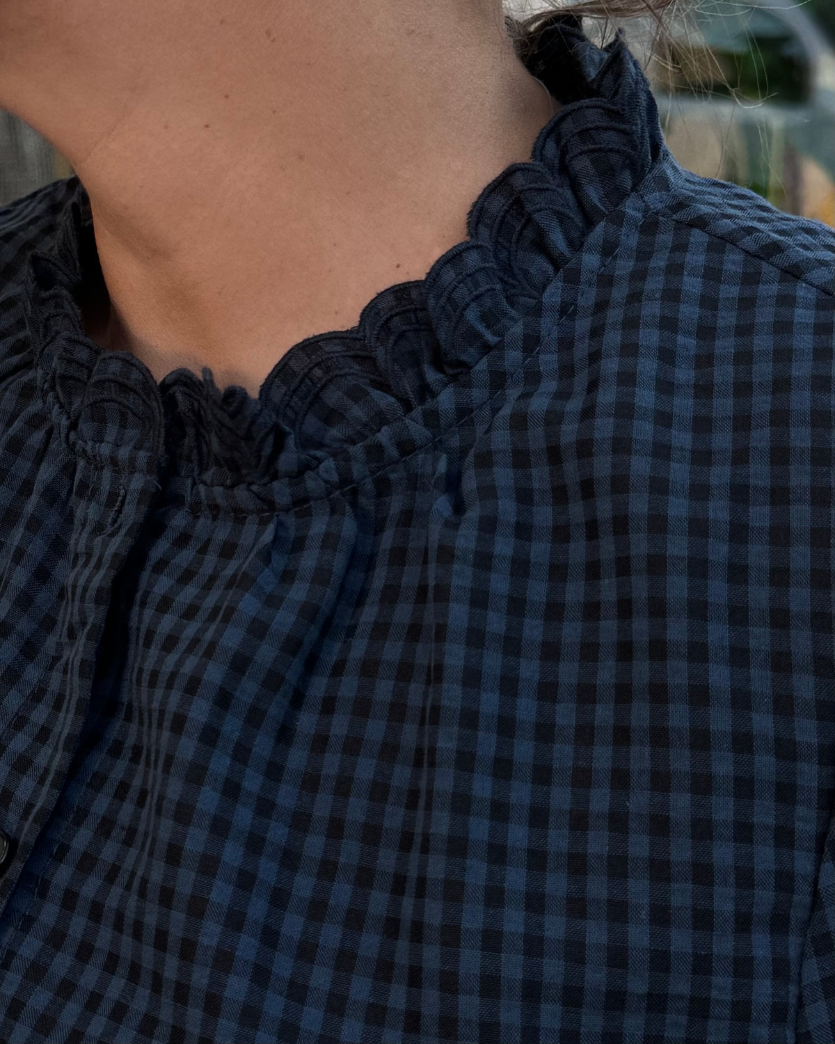 Camisa vichy Guerlain azul