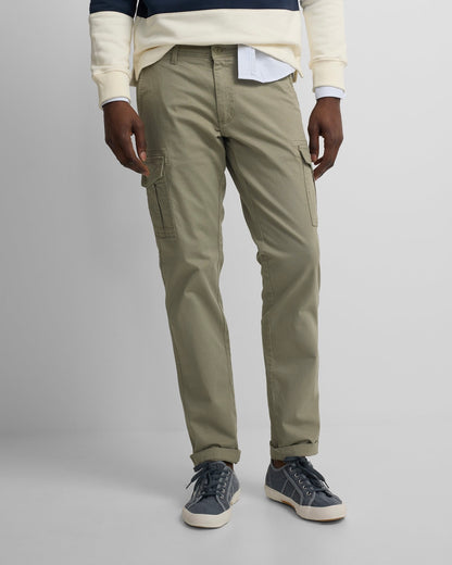 Pantalon cargo verde medio Silbon