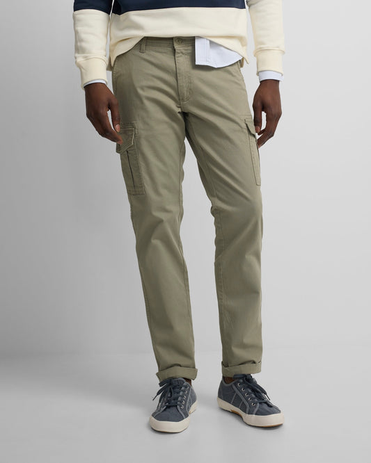 Pantalon cargo verde medio Silbon
