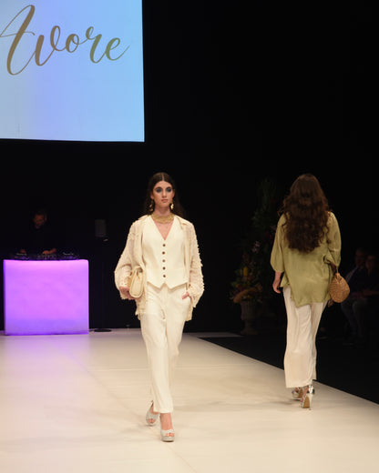 Camisa boho manga crochet