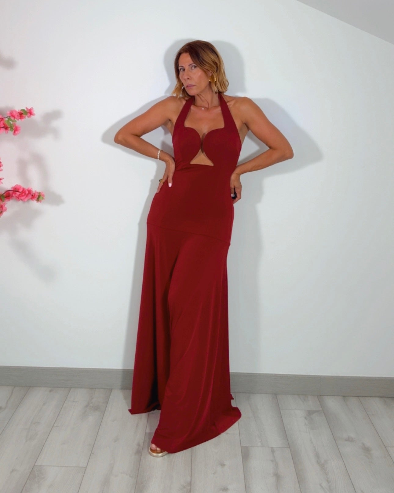 Vestido crep Melissa
