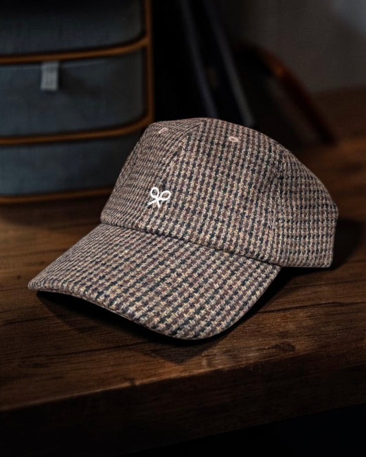 Gorra Silbon Tweed marron