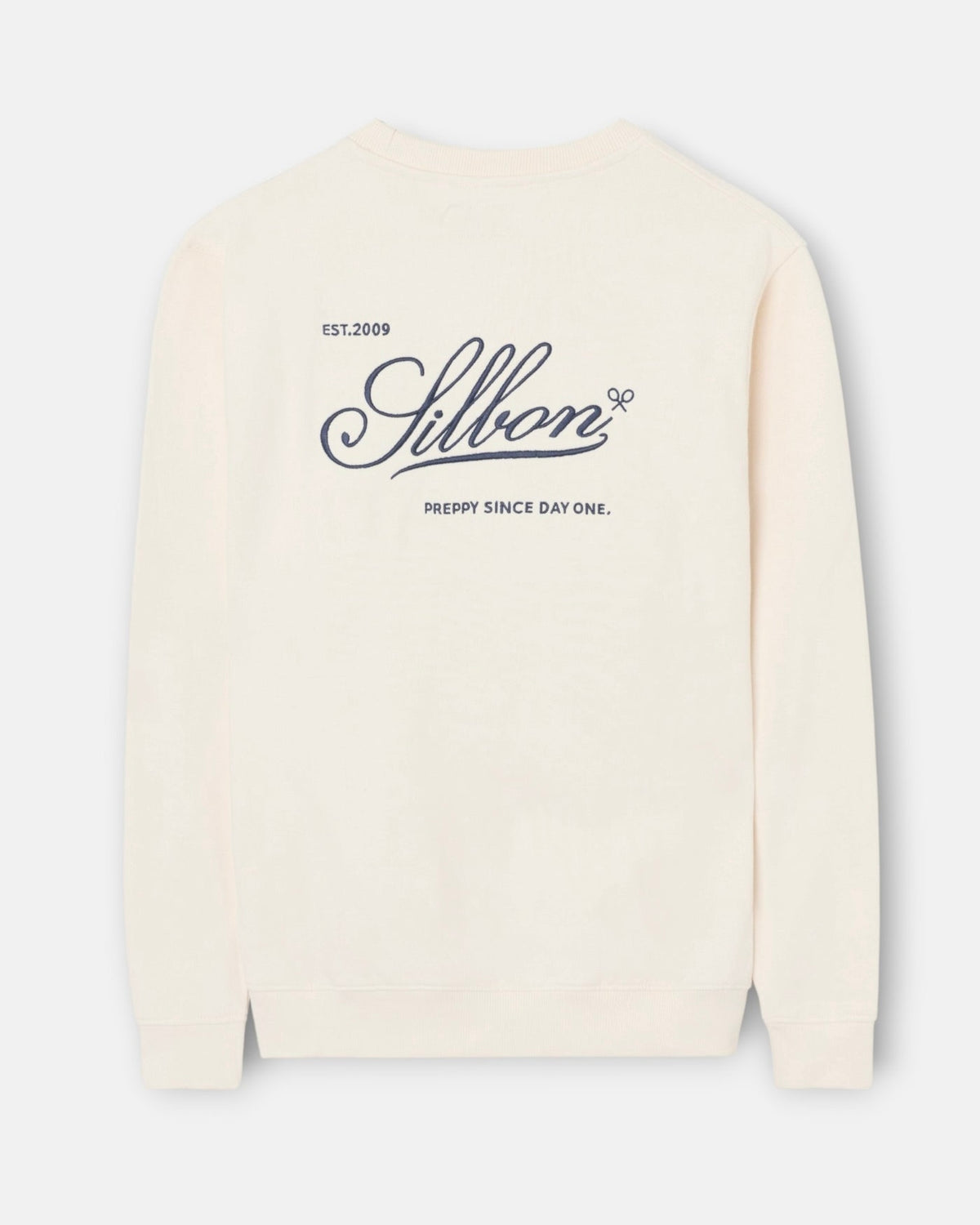 Sudadera Silbon preppy crema
