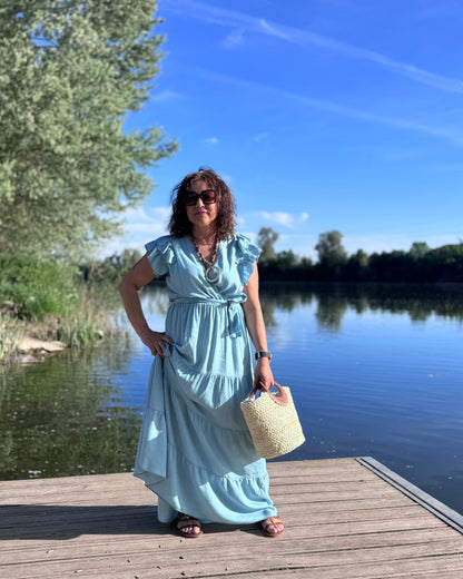 Vestido tipo denim