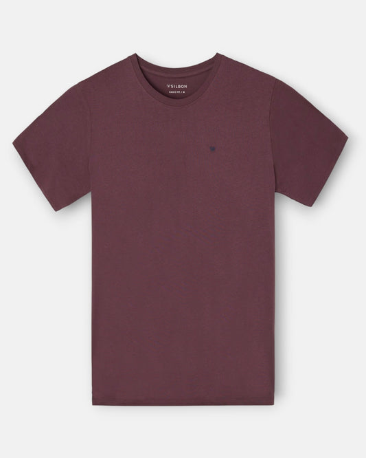 Camiseta Silbon Burdeos minilogo