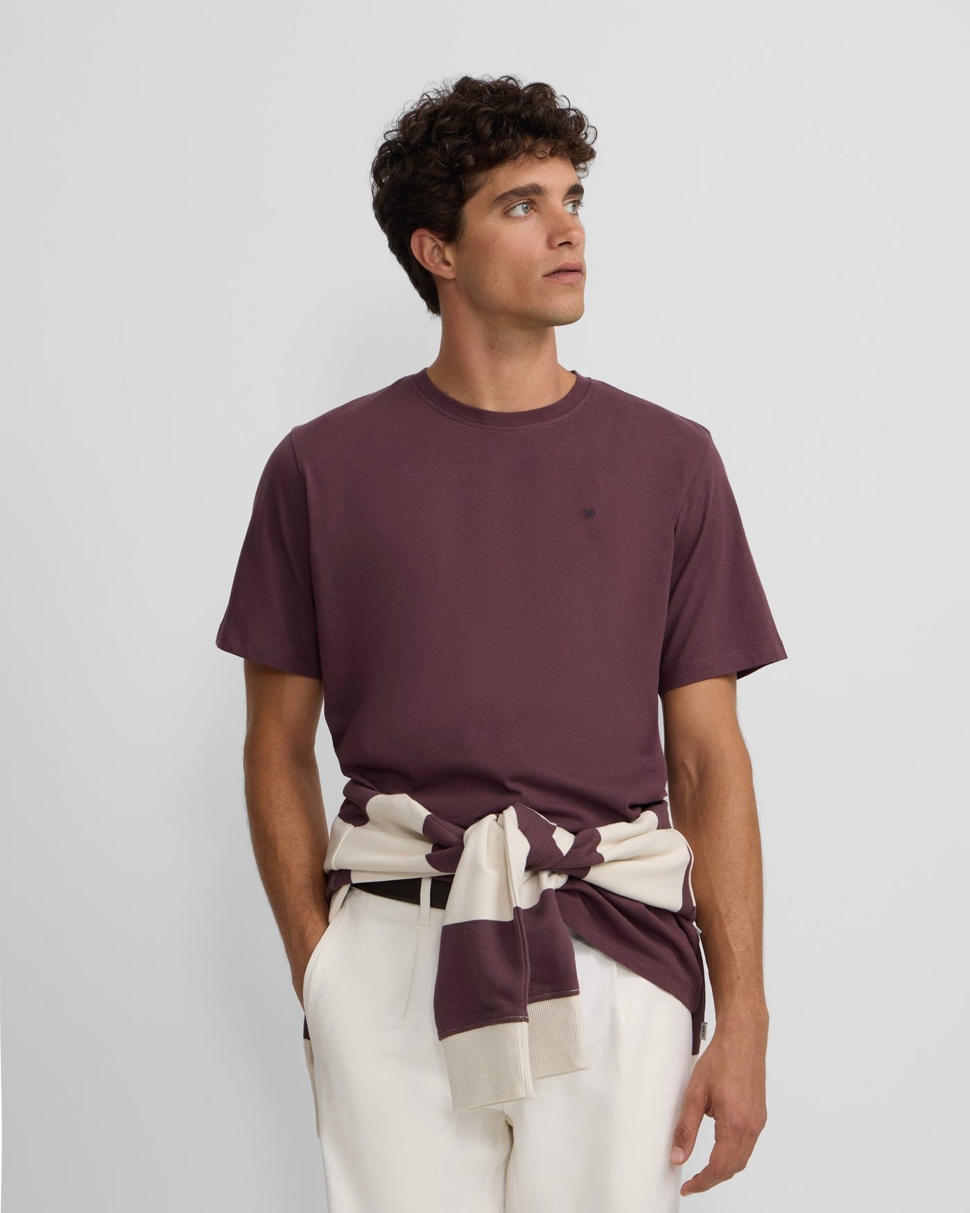 Camiseta Silbon Burdeos minilogo